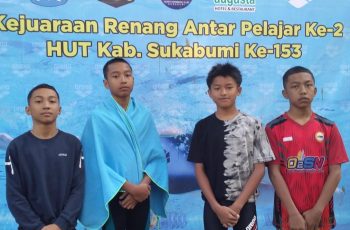 Raih Juara Dalam Ajang Gurita Swimming Sukabumi 2023